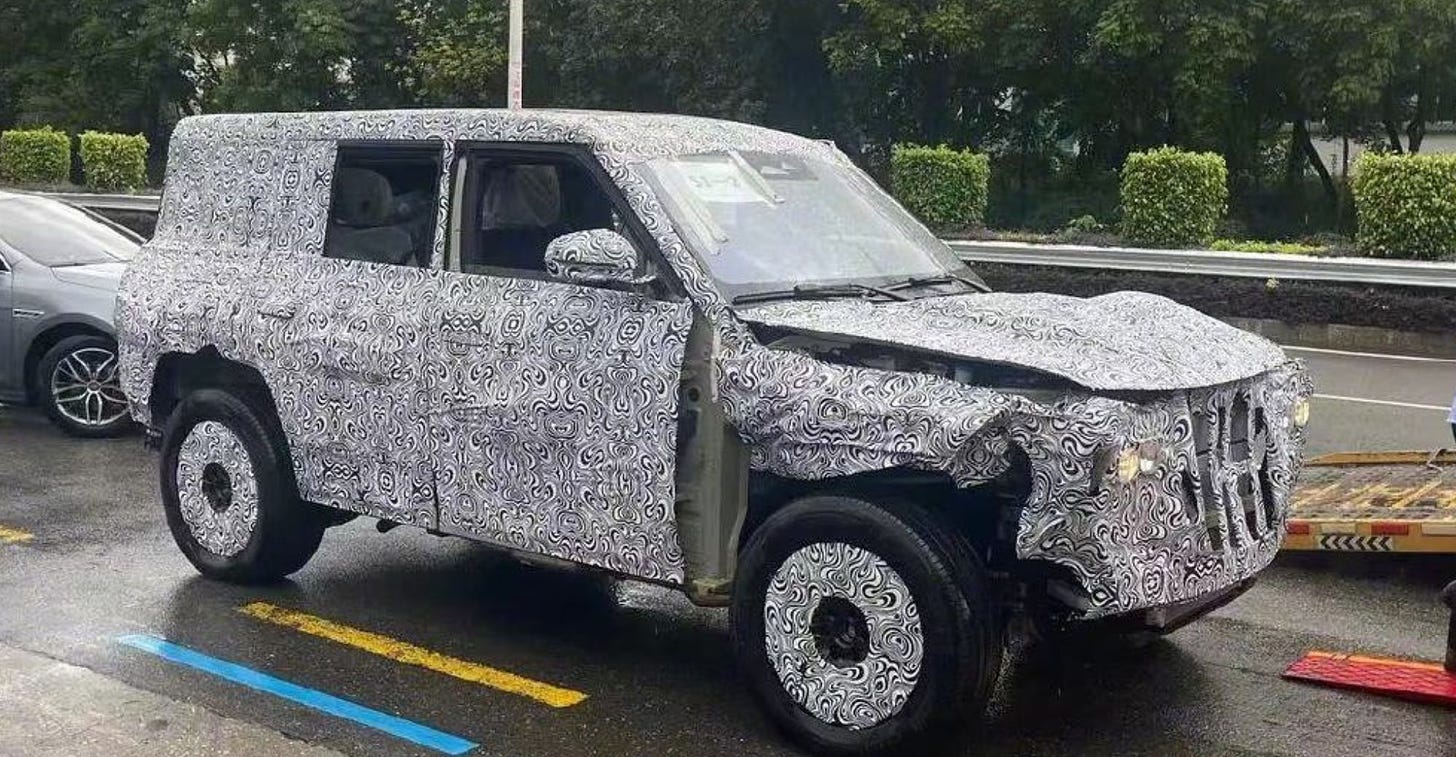 Leaked Photo Shows BYD’s New Off-Road Vehicle