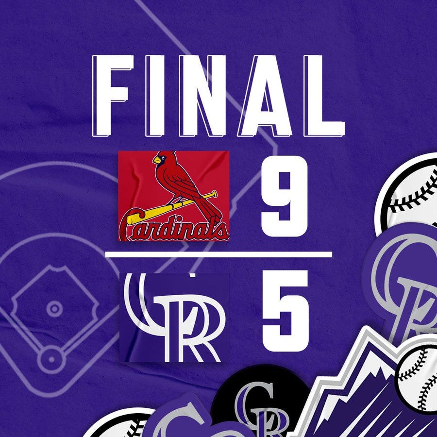 Rockies loss graphic