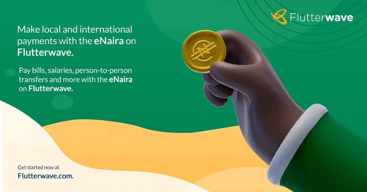 Flutterwave enables eNaira collections for one million merchants | Radarr  Africa