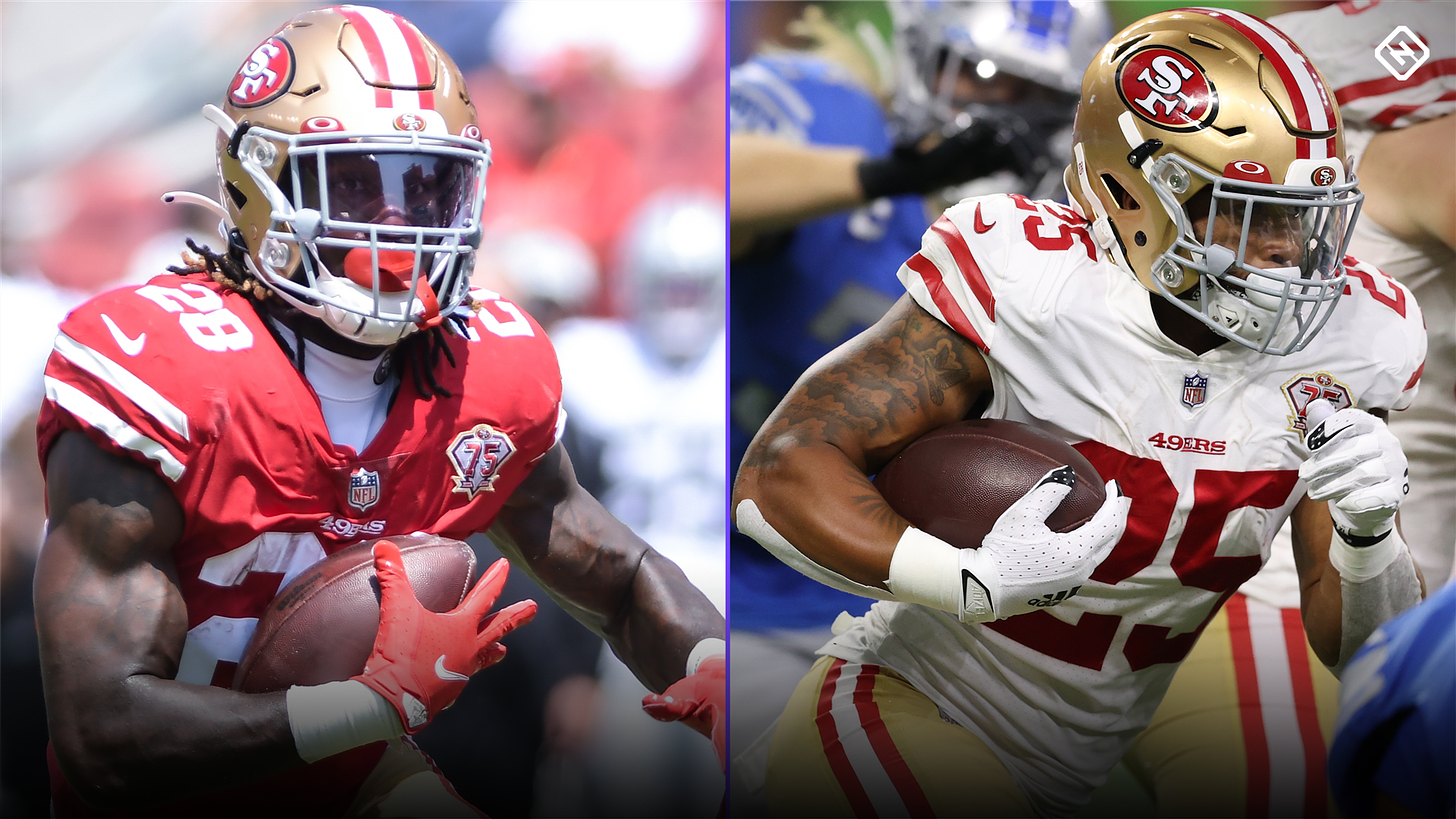 What Raheem Mostert&#39;s knee injury means for 49ers, Trey Sermon, Elijah  Mitchell &amp; fantasy football owners | Sporting News