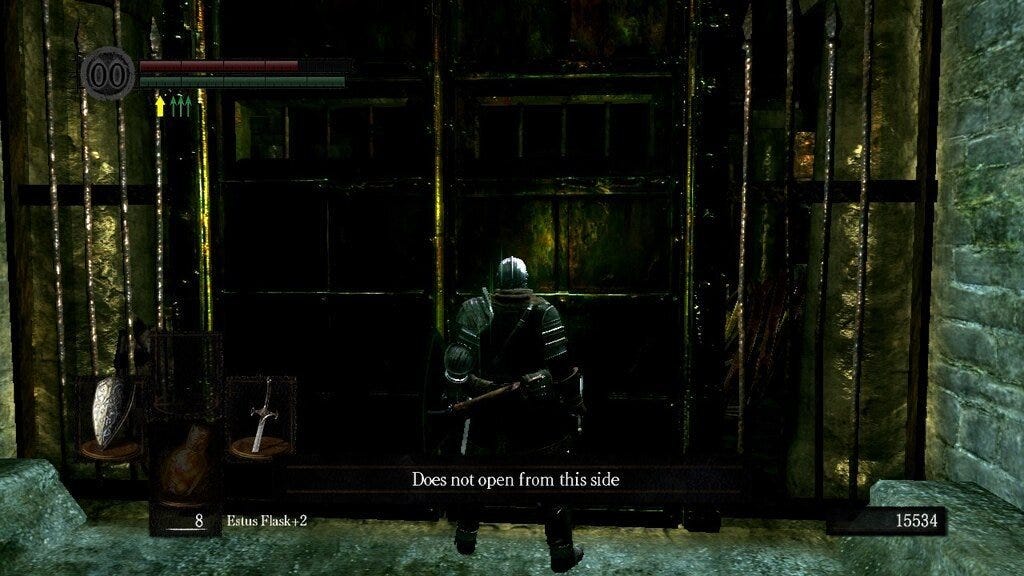 Dark Souls does not open from this side