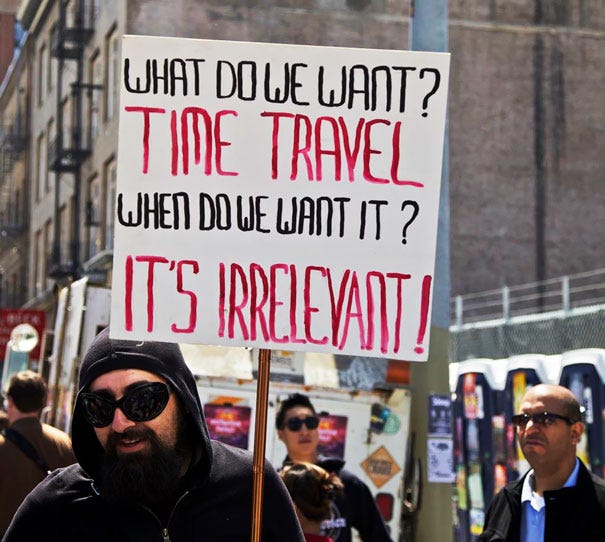 San Francisco Protesters' Sign