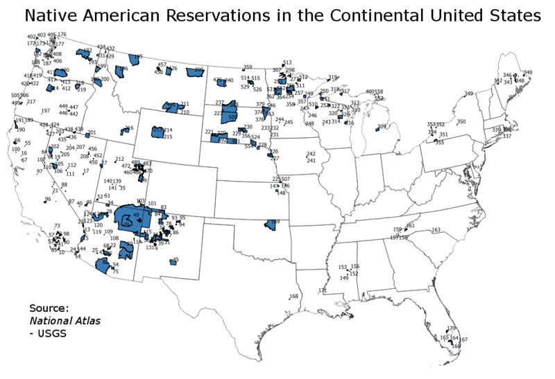 File:Indian reservations in the Continental United States.png