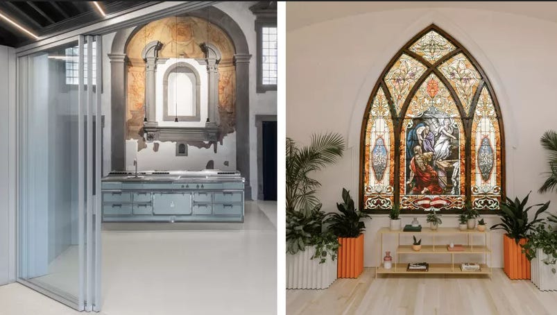 Coworking dans une église