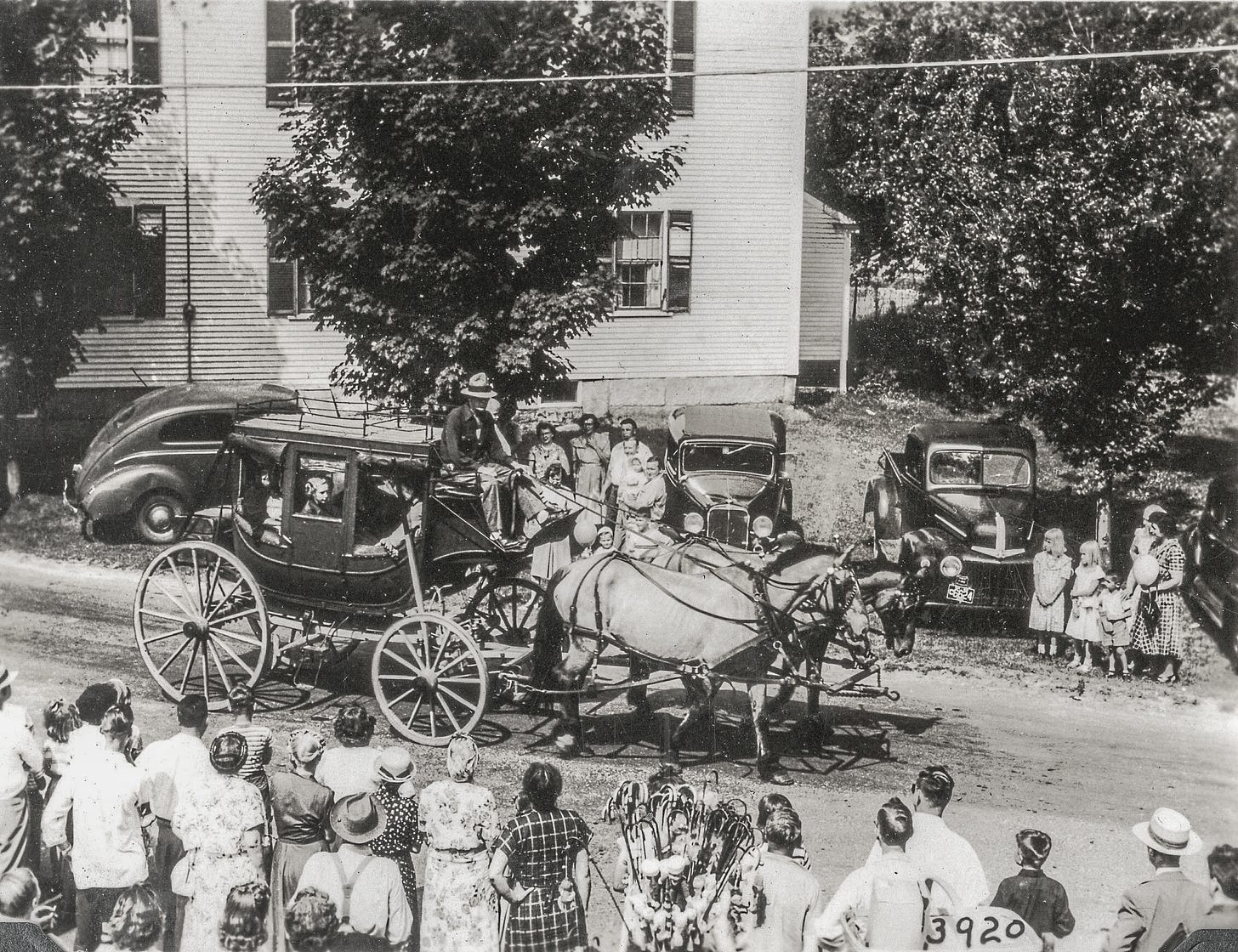 Stagecoach in Bicentennial Parade