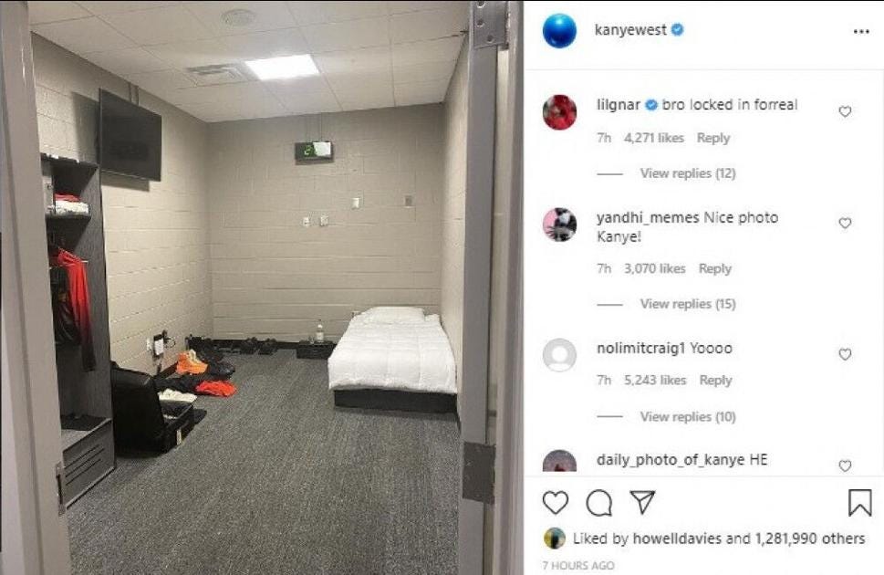 Kanye West shows off bedroom in Mercedes-Benz Stadium | Entertainment |  bluemountaineagle.com