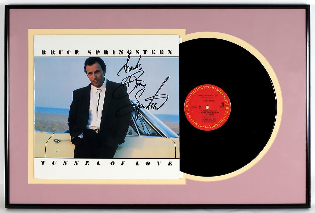 Lot Detail - Bruce Springsteen Signed "Tunnel of Love" Album