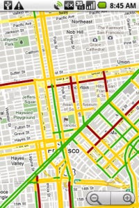 Google Maps Mobile - Arterial Traffic