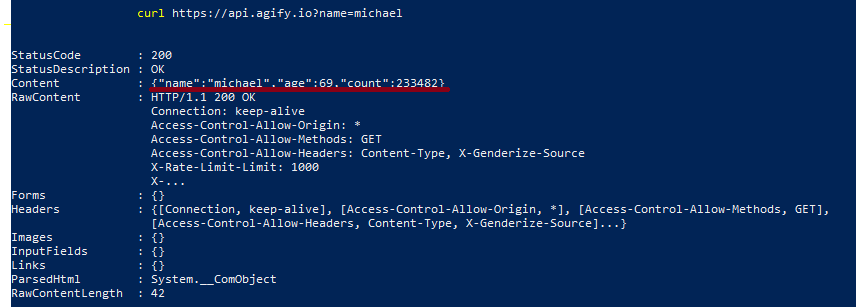 PowerShell curl