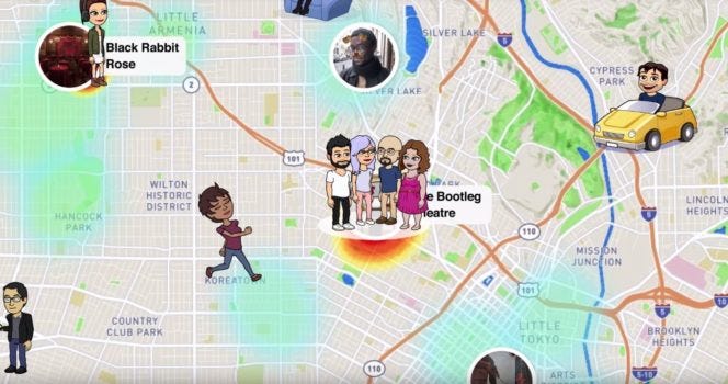 Snapchat : la carte Snap Map, pour accéder aux snaps géolocalisés ...