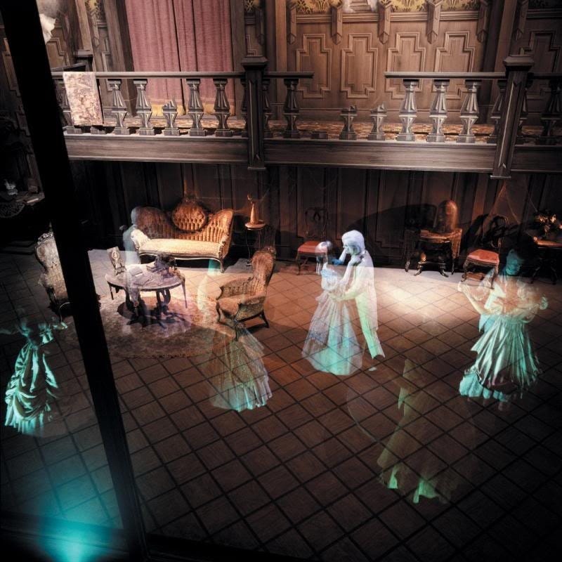 Haunted Mansion Backstage — The ballroom dancers are one of the most  iconic...
