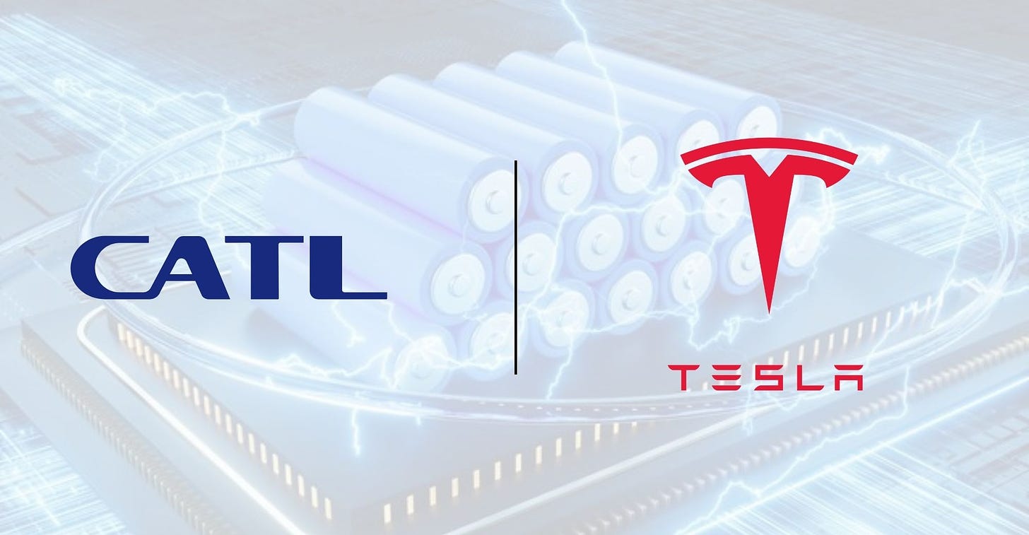 CATL to Supply M3P Batteries to Tesla in Q4