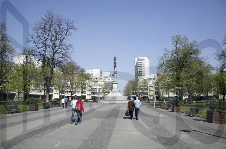 Berlin, Mehringplatz (formerly: Belle-Alliance-Platz; present)