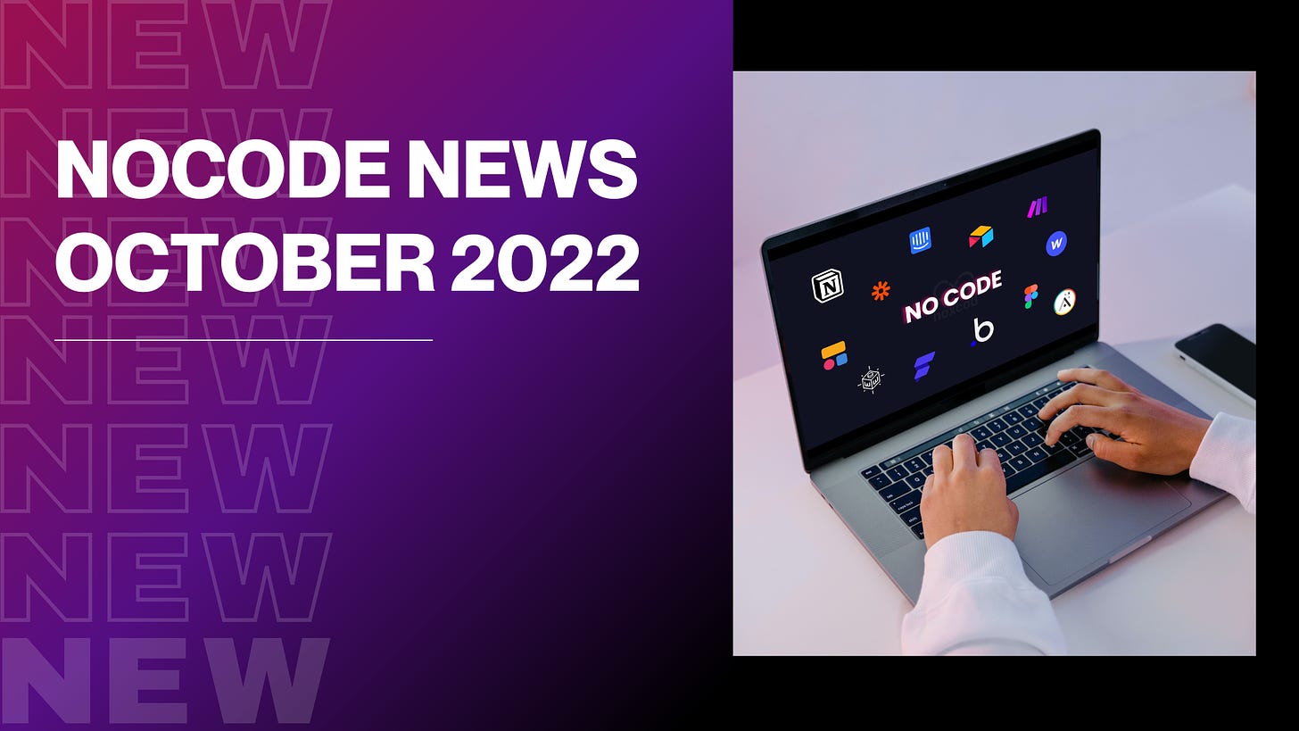Nocode News October 2022