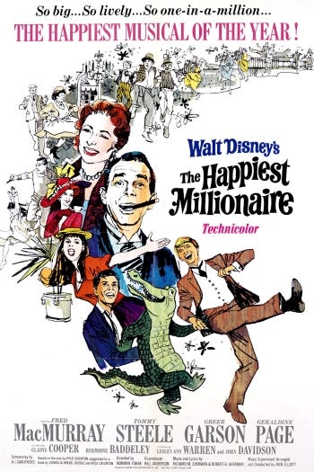 Theatrical release poster for The Happiest Millionaire