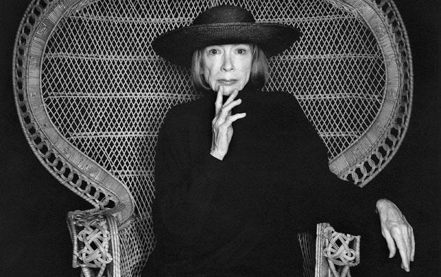 Joan Didion. | Chic style inspiration, Joan, All black dresses