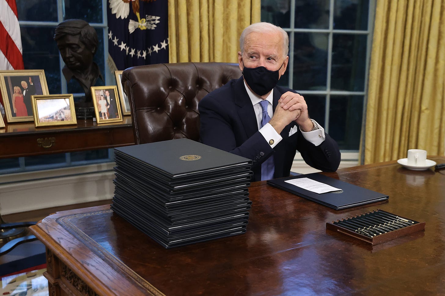 Image result for biden signing executive orders