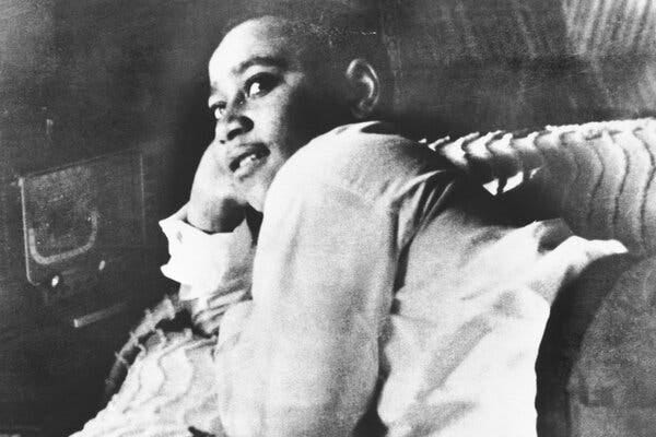 Emmett Till was murdered in Mississippi in 1955 by two white men who were later acquitted. Emmett Till was murdered in Mississippi in 1955 by two white men who were later acquitted.