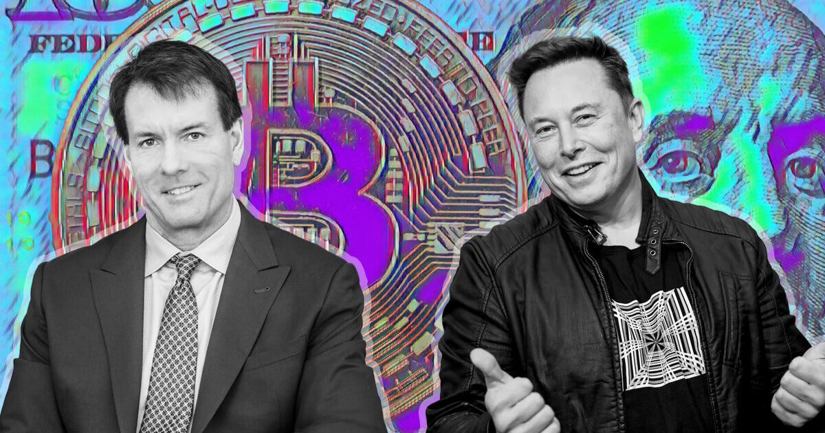 Elon Musk gets “congratulated” by Michael Saylor after Tesla's $1.5 billion  Bitcoin splurge