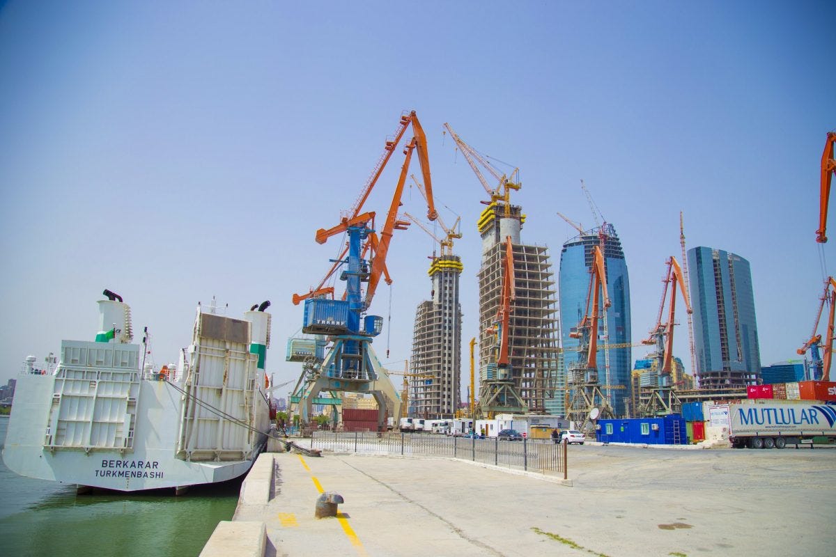 The Port of Baku. Image: Baku International Trade Port.