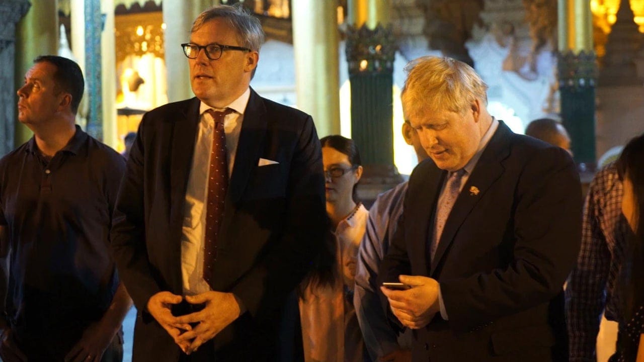 Not appropriate': Boris Johnson recites Kipling poem in Myanmar temple -  video | Politics | The Guardian