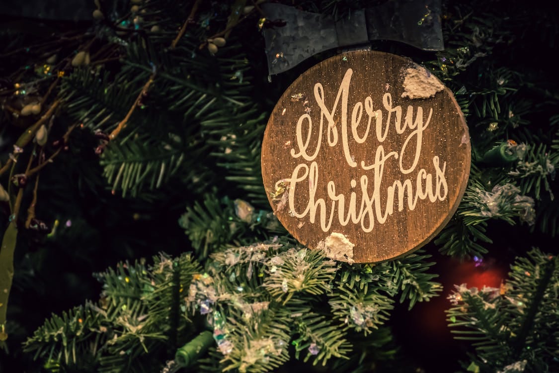 Free Merry Christmas Sign Stock Photo