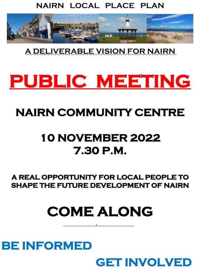 Local Place Plan meeting poster