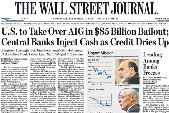 This Day in Crisis History: Sept. 17, 2008 - WSJ