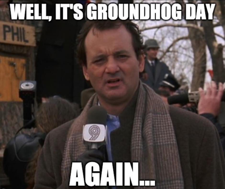 Media Street Prod. on Twitter: "Happy Groundhog Day... Again! #groundhogday  #comeonspring https://t.co/f3lpeijqoU" / Twitter