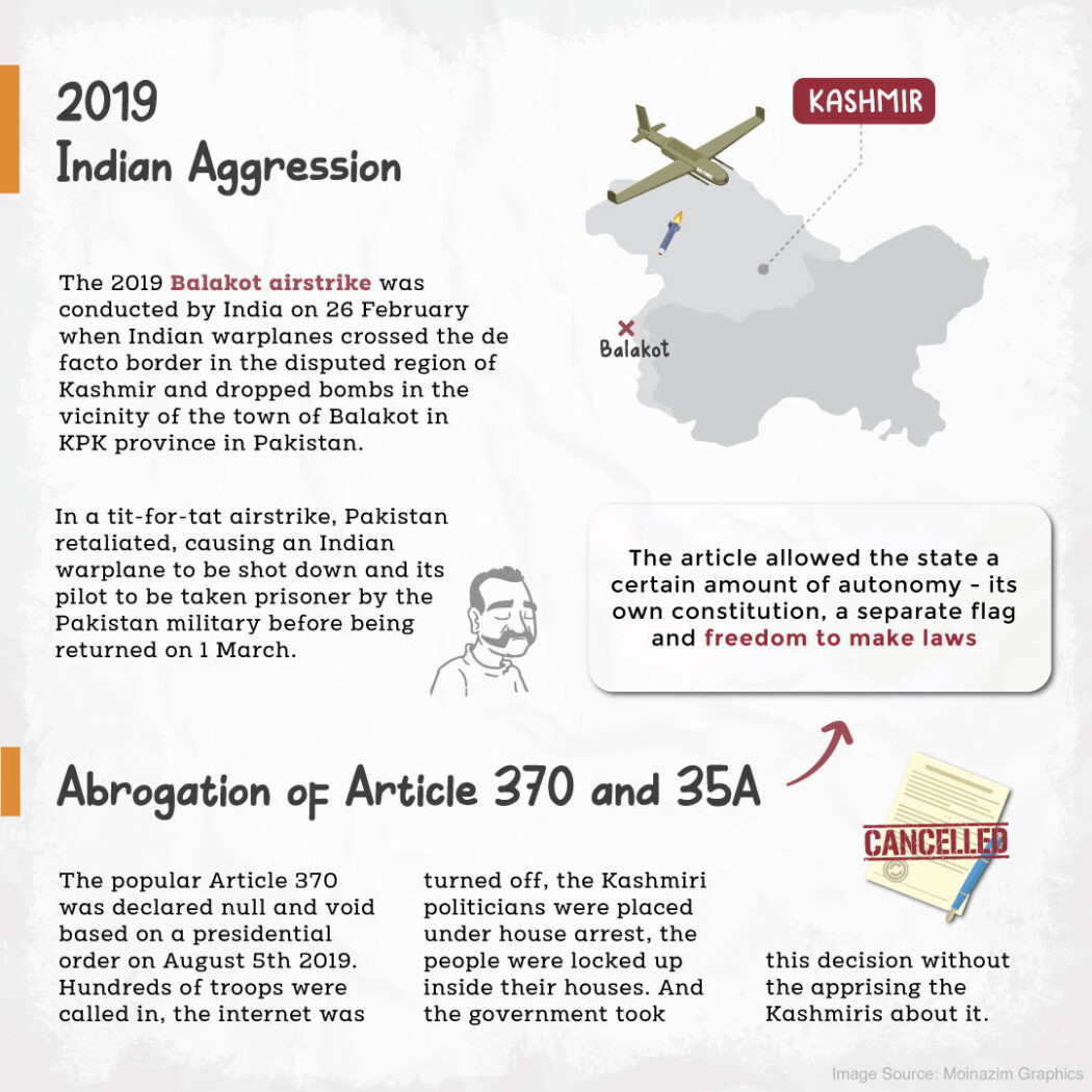 The Kashmir conflict is a regional clash over the Kashmir area, fundamentally among India and Pakistan, with China having an outsider...