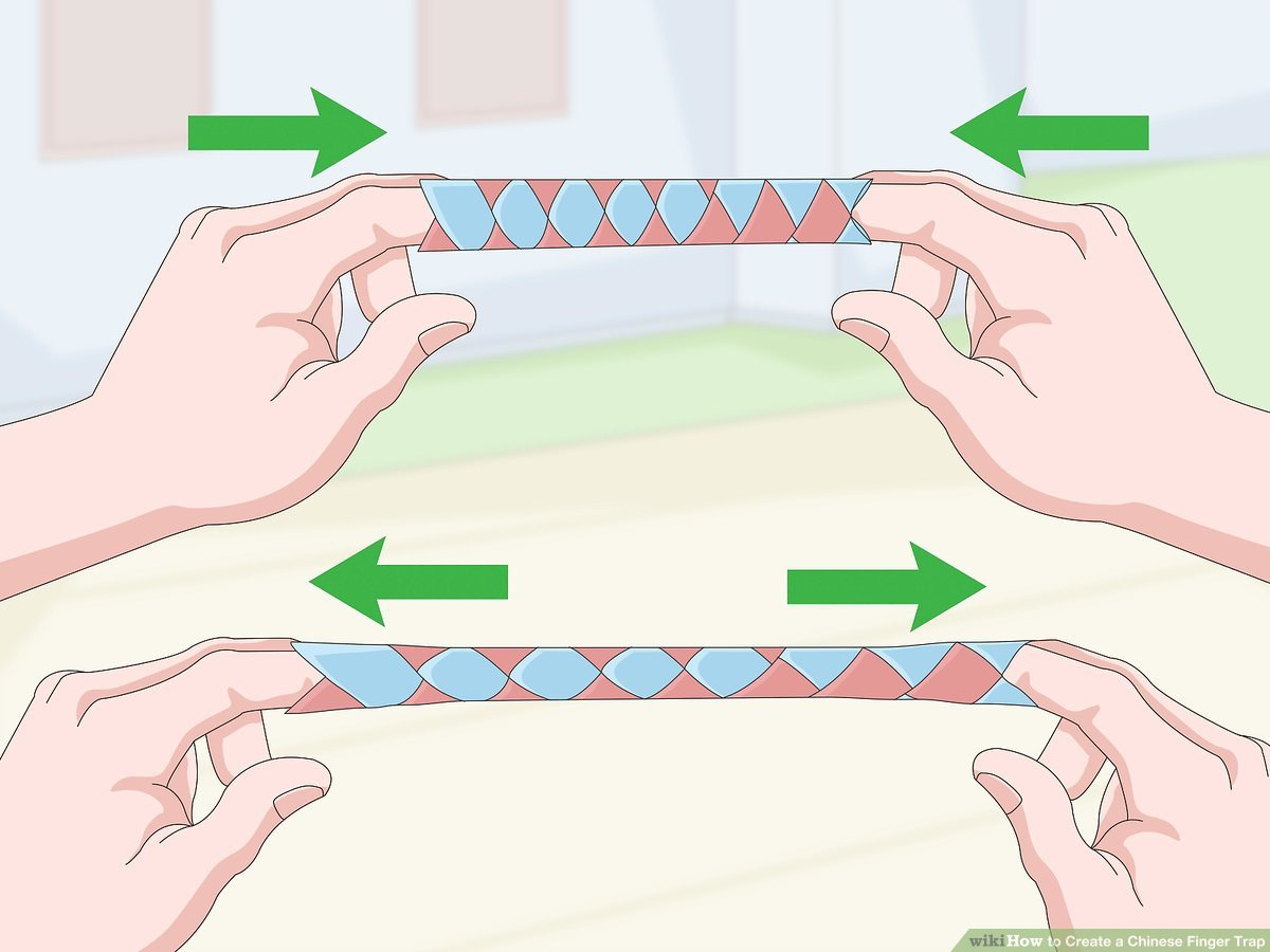 How to Create a Chinese Finger Trap (with Pictures) - wikiHow