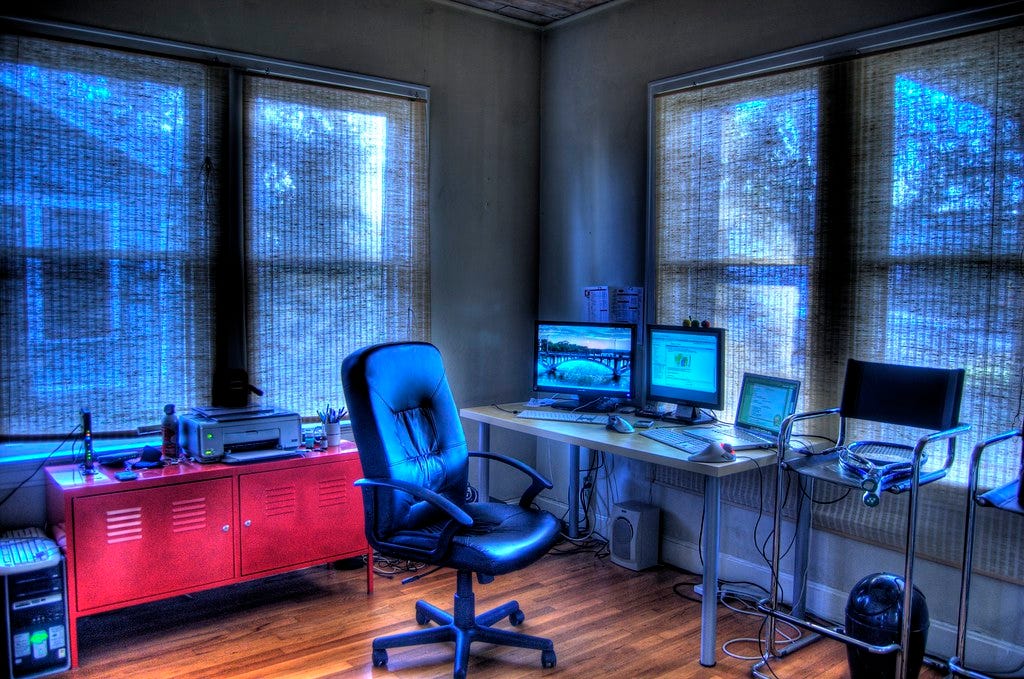 "home office in hdr" by joey.parsons is marked with CC BY-ND 2.0.