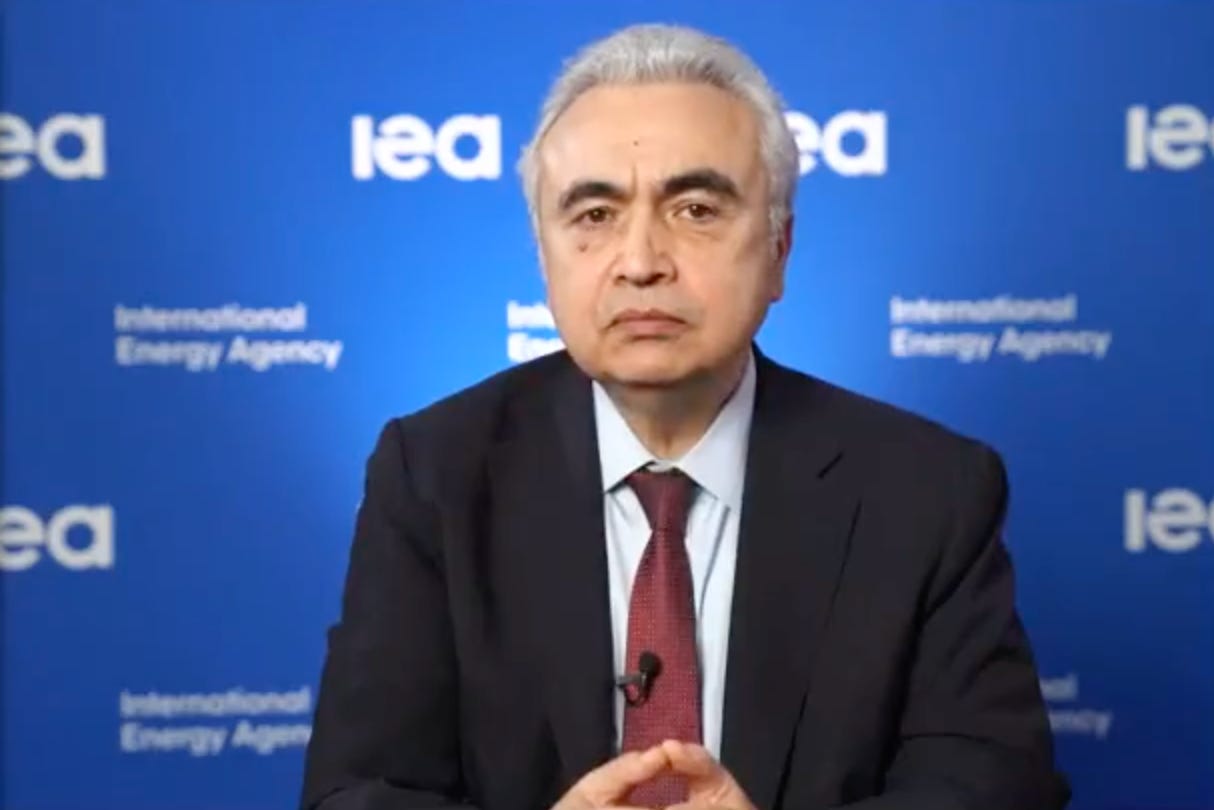 Fatih Birol says IEA is 'more than ready' to release stockpiled oil to ease  energy market prices