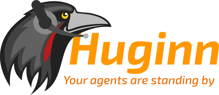 Huginn Your agents are standing by logo
