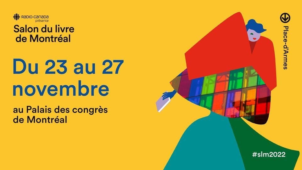 Salon du livre de Montréal 2022, Palais des Congrès de Montréal, November  23 to November 27 | AllEvents.in