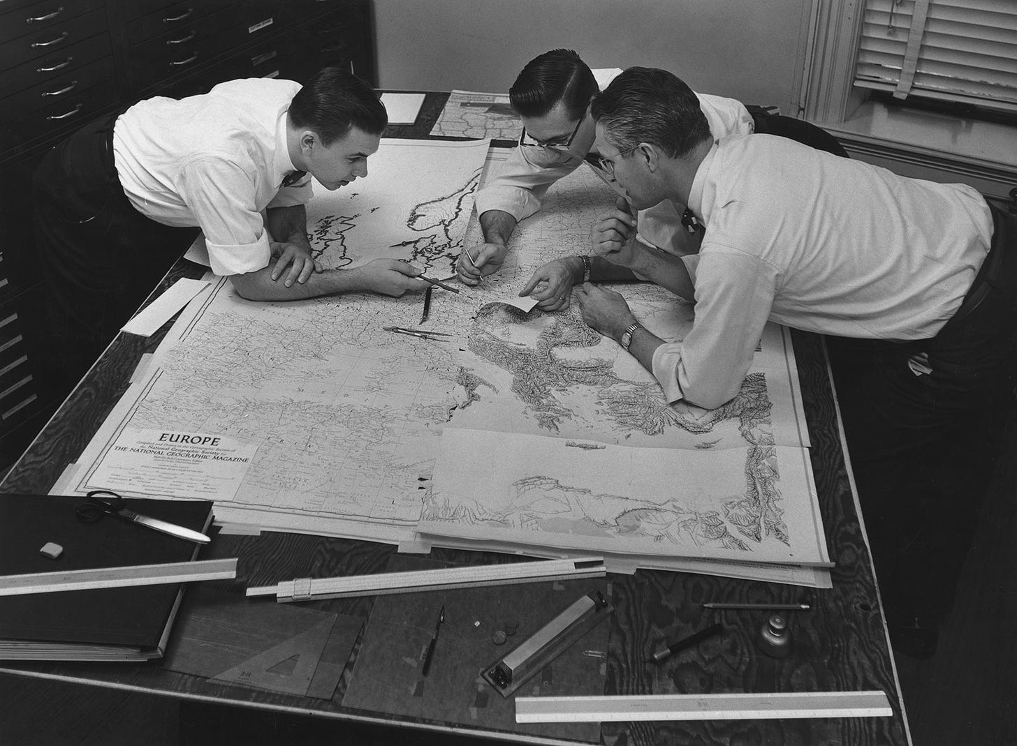 Cien años de mapas NG