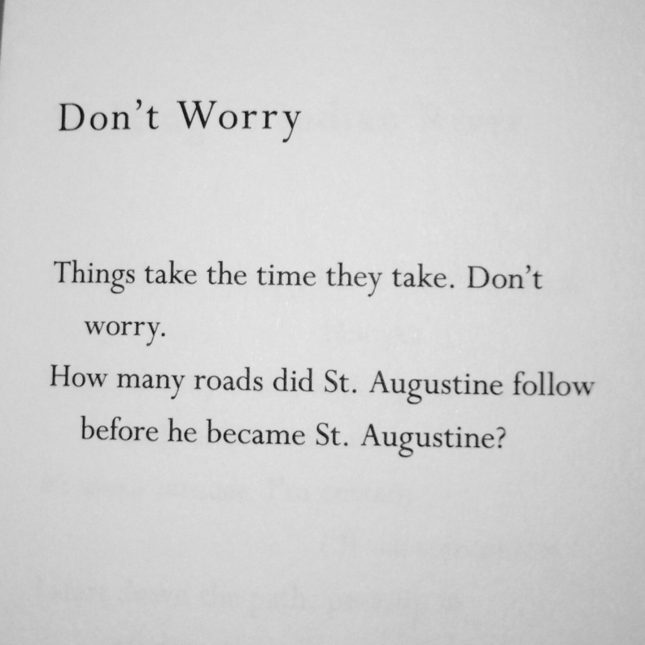Image result for Mary Oliver don't worry