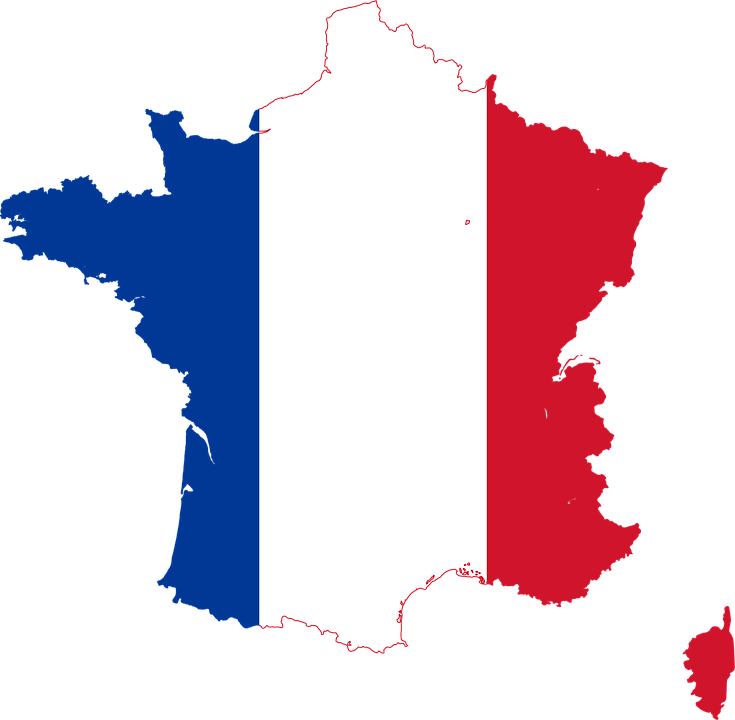 Map Of France, French Flag, Png, Tricolor