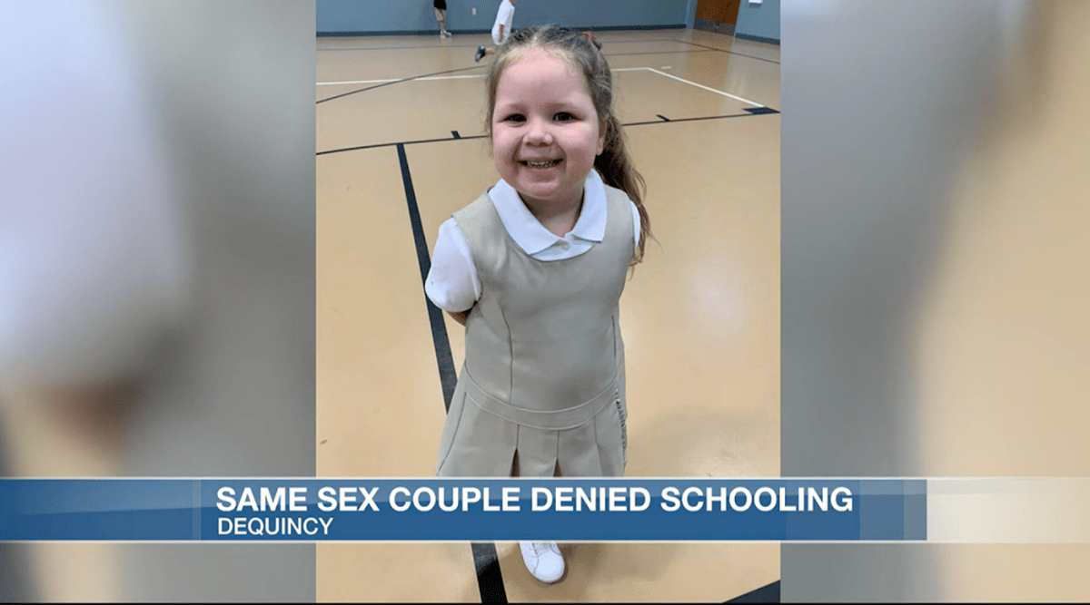 Kindergartner kicked out of Baptist school after getting adopted by lesbians | Bible Baptist Academy wanted nothing to do with Zoey because her new parents are both women