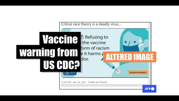 Fake US CDC graphic about 'vaccine refusal' circulates online