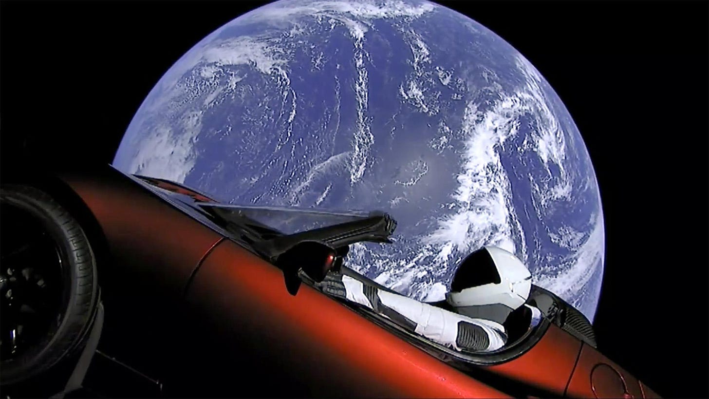 Here's what will happen to the Tesla that SpaceX shot into space