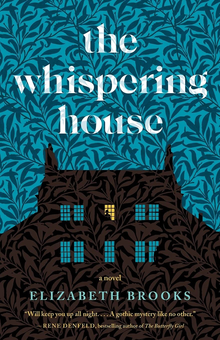 Book cover: The Whispering House, by Elizabeth Brooks