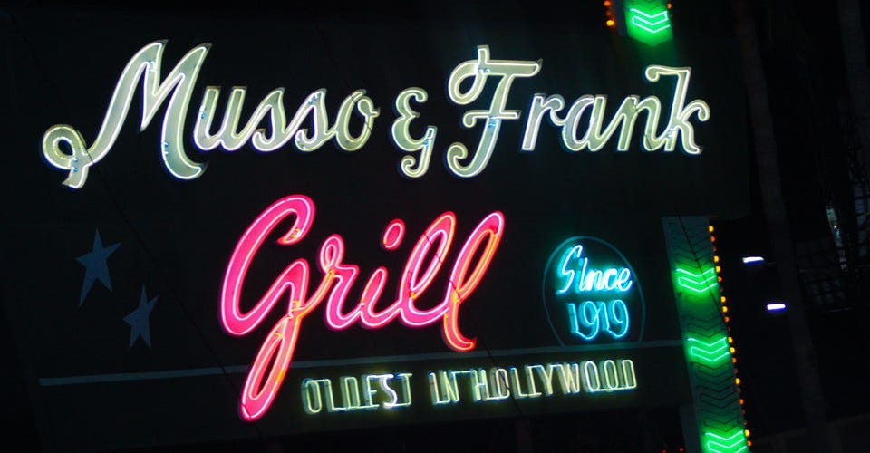 Image result for musso and frank