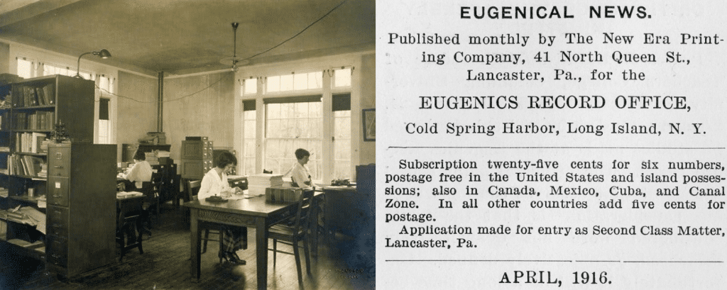 eugenics record office in long island, ny