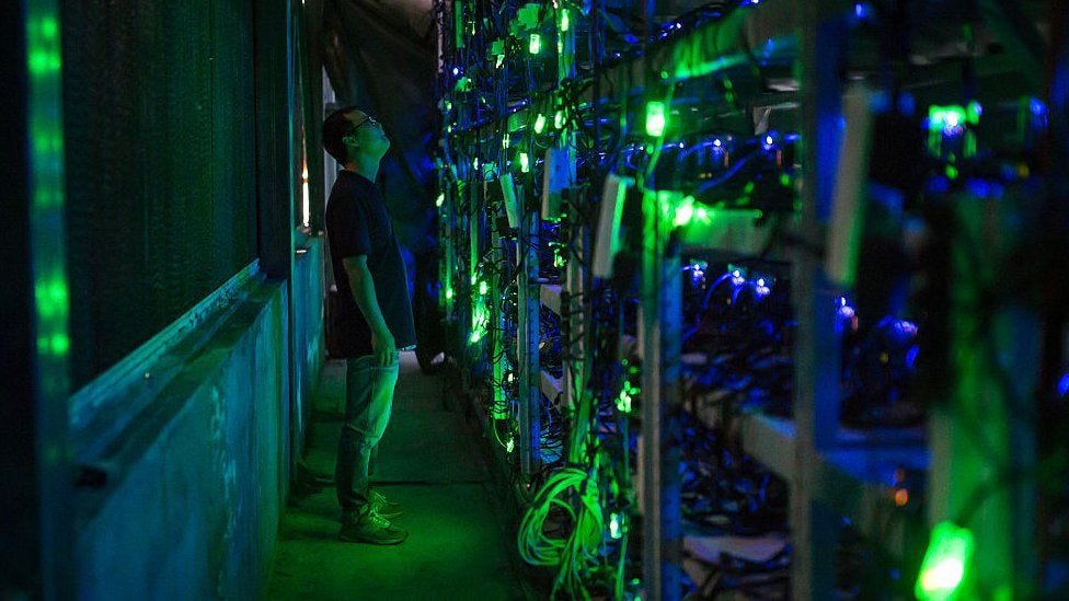 Study says bitcoin could derail China&#39;s climate change targets - BBC News
