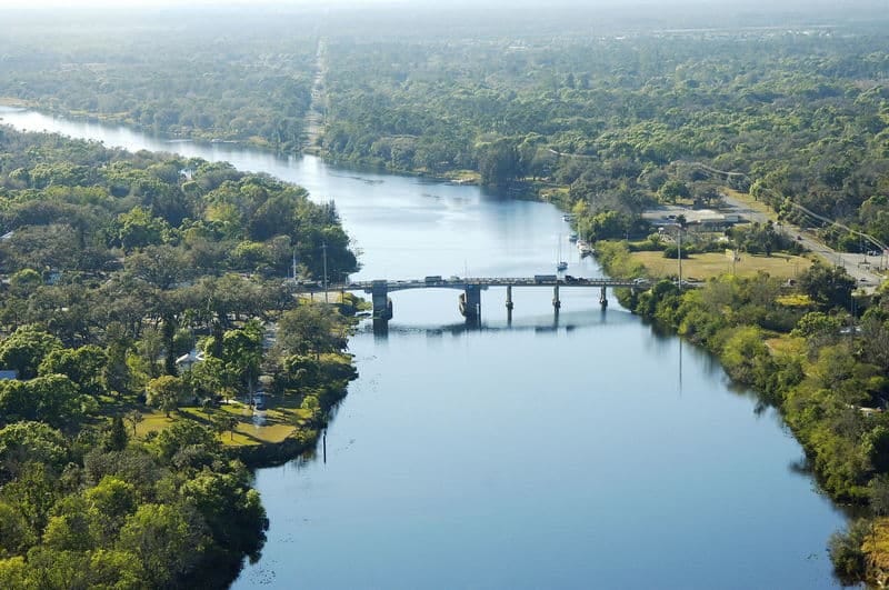SR-29 Bridge Over Caloosahatchee River, LaBelle, Florida