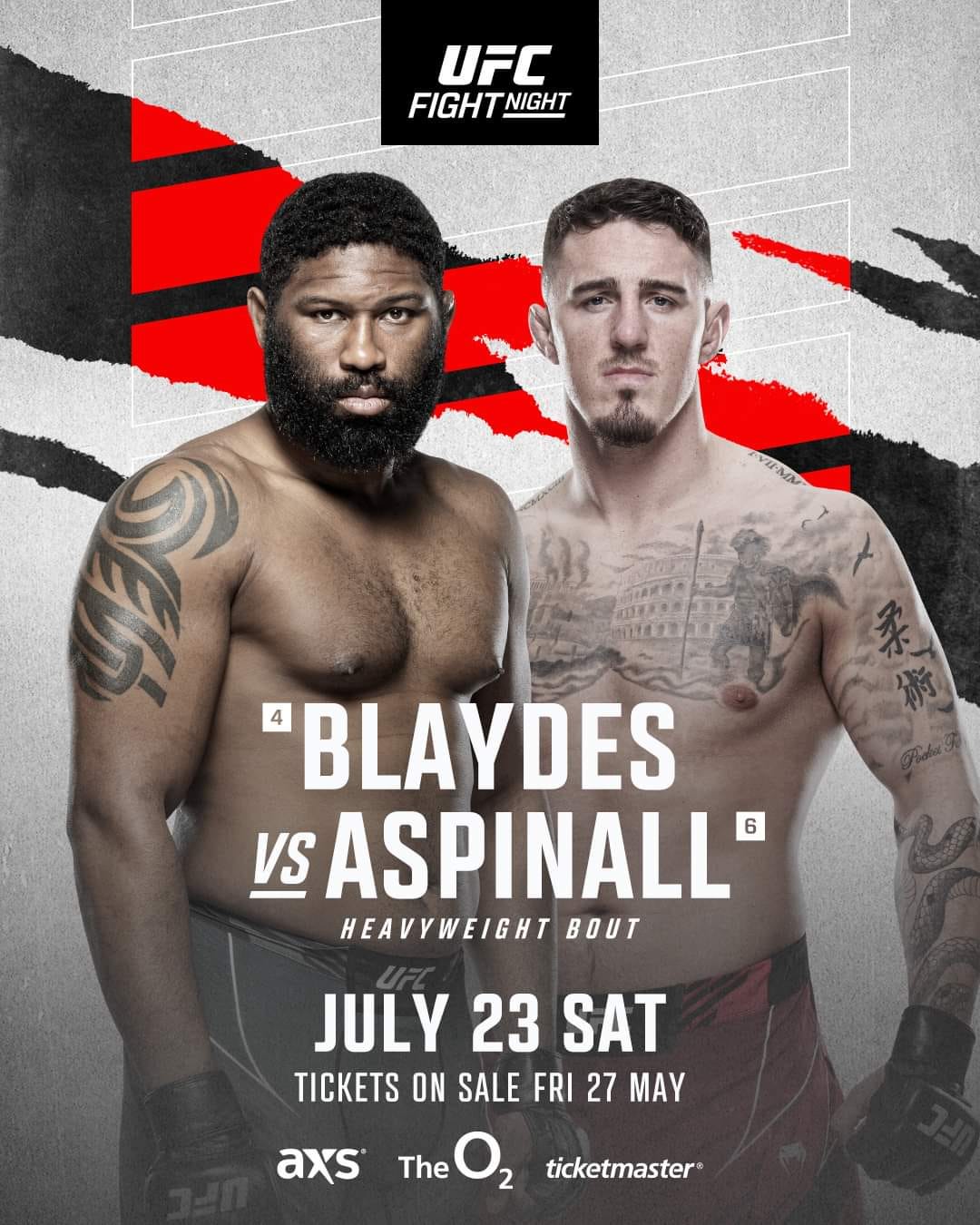 UFC London Fight Breakdown: Curtis Blaydes vs. Tom Aspinall - MMAOddsBreaker