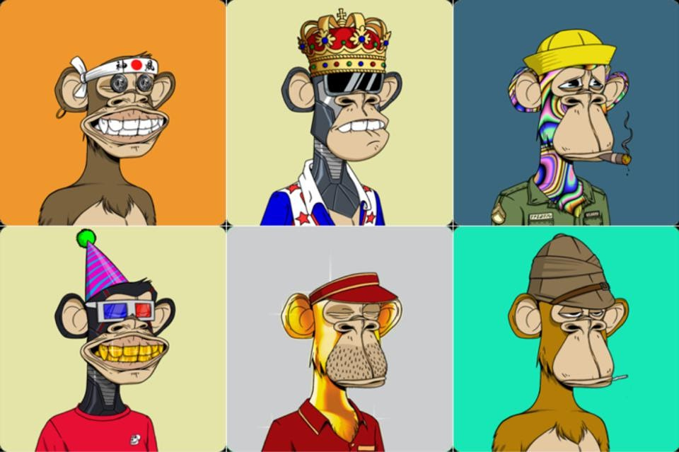 The Bored Ape Yacht Club is a community that created 10,000 unique digital ape avatars