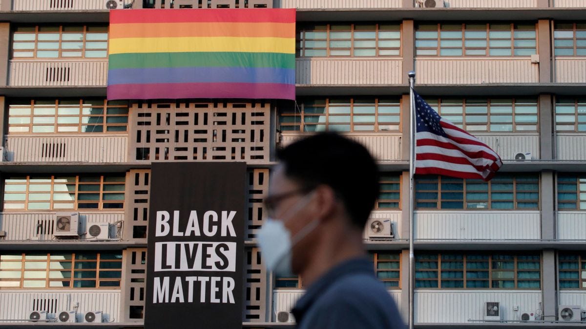US embassy in Seoul removes Black Lives Matter banner and Pride flag -  CNNPolitics