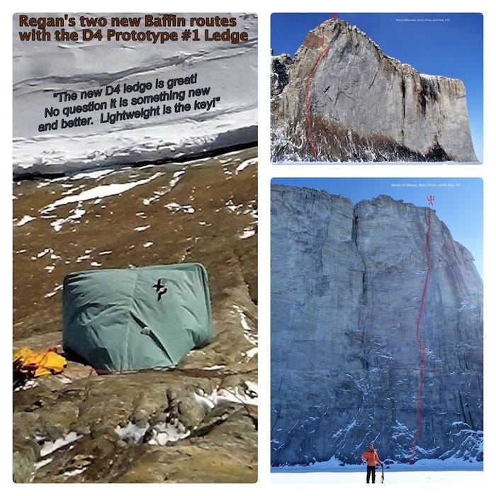 Marek's two new solo Baffin walls--30 days living in the D4 portaledge!